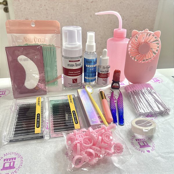 KIT INICIANTE PRO EXTENSÃO DE CÍLIOS