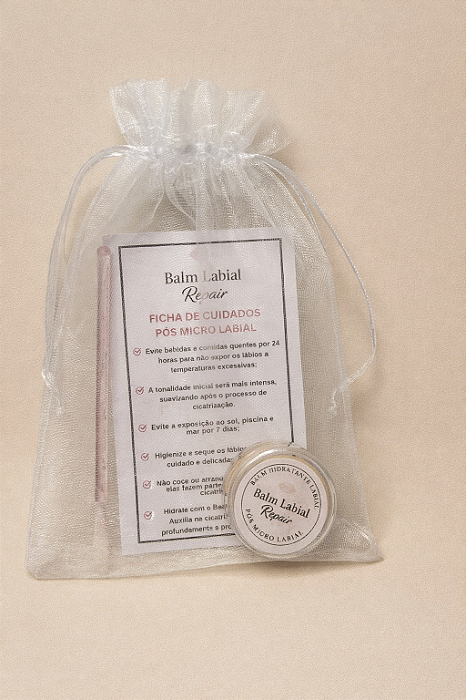 KIT HOME CARE PÓS MICROPIGMENTAÇÃO DE LÁBIOS