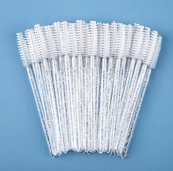 ESCOVINHA DE CÍLIOS TRANSPARENTE (50 UNIDADES)