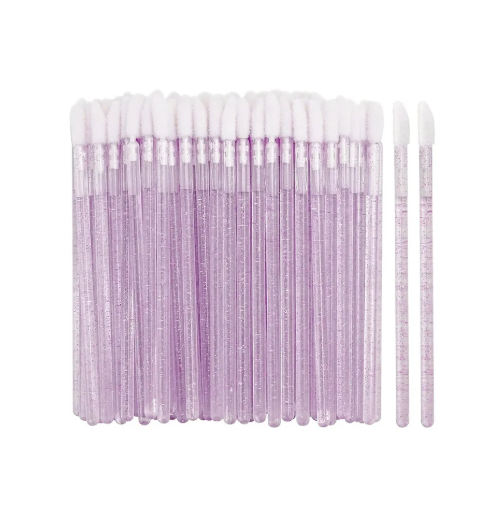 LIP GLOSS PINCEL APLICADOR LILÁS (50 UNIDADES)