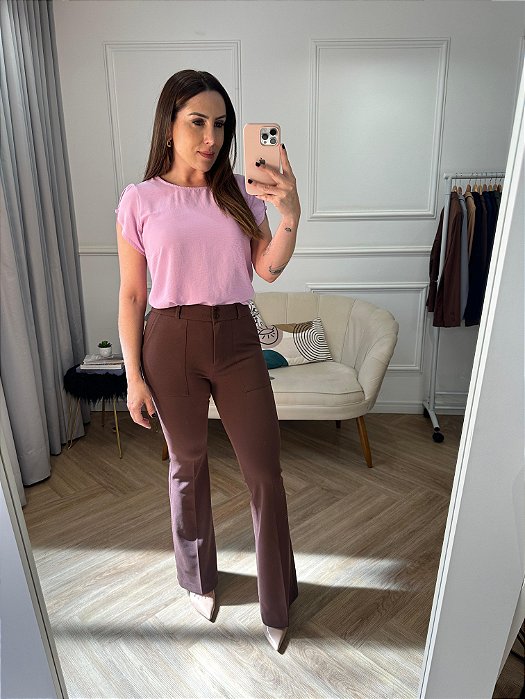 Blusa manga curta Soraia