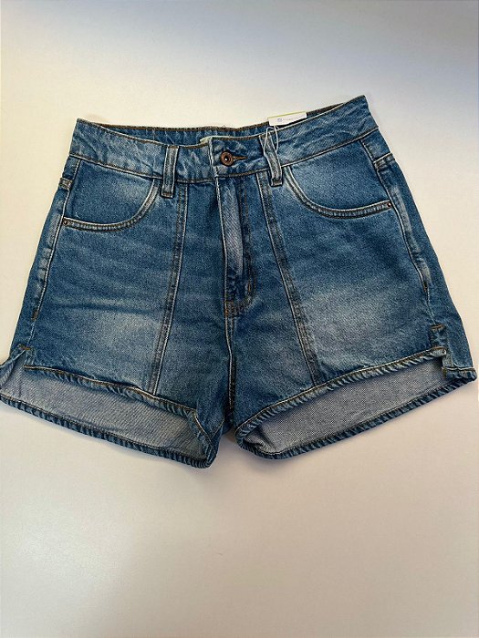 Shorts Jeans Mom Recorte