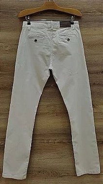 Calça sarja masculina slim reta Rodrigo com elastano