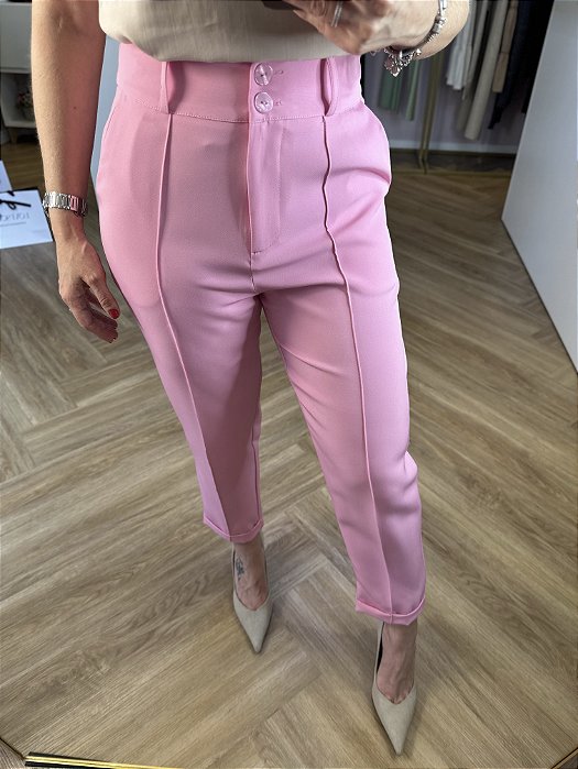 Calça alfaiataria cigarrete Fátima