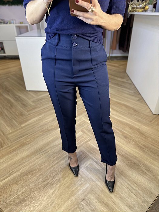 Calça alfaiataria cigarrete Fátima