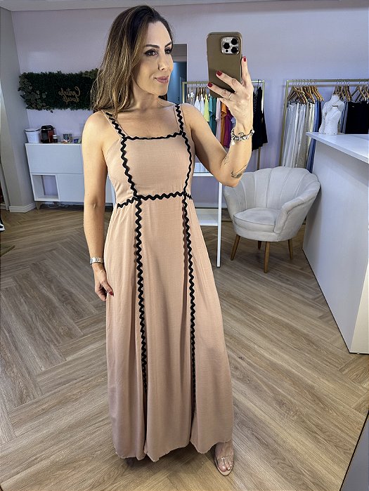 Vestido viscolinho Dina