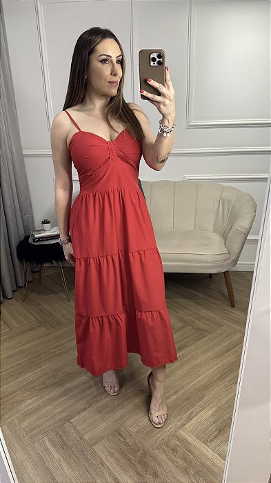 Vestido crepe liso Natali