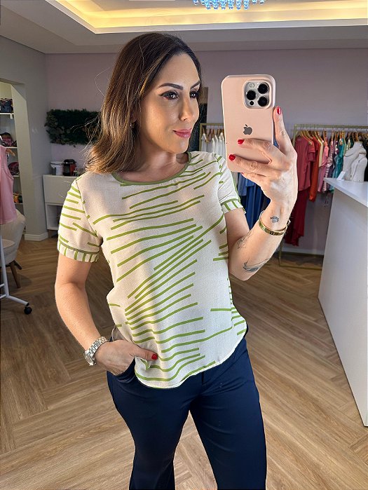 Blusa de crepe Damaris