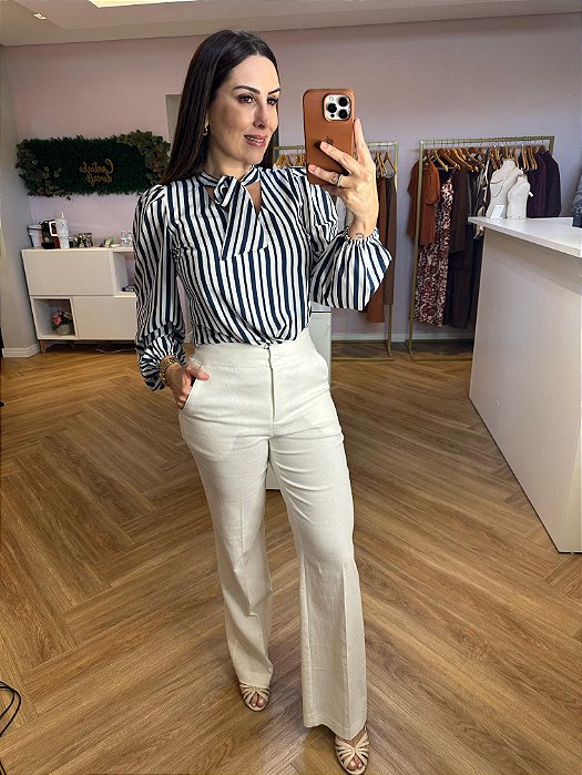 Camisa laço Maria