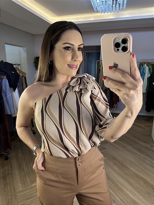 Blusa de crepe Sonia