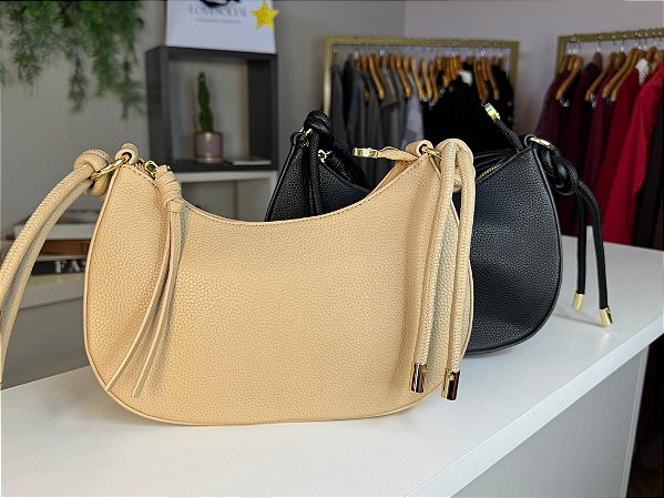 Bolsa baguete com nó