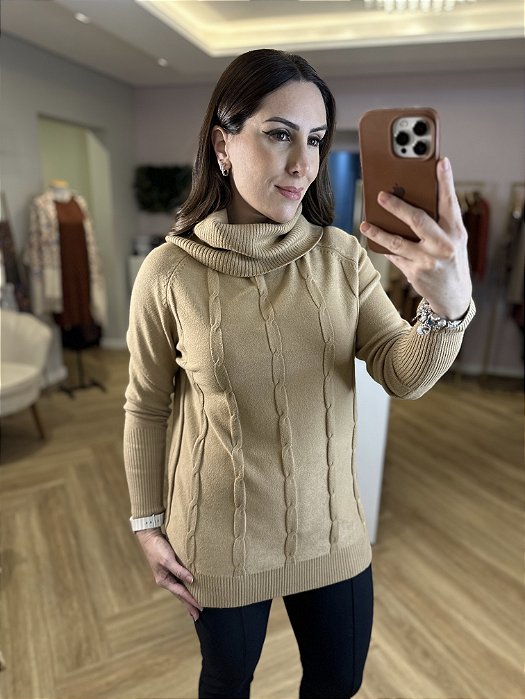 Blusa cacharrel modal alongada