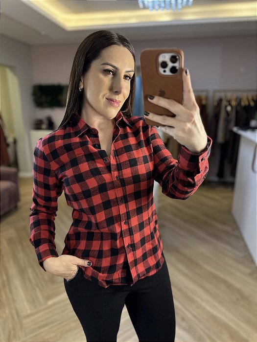 Camisa xadrez Maria Bonita