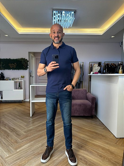 Calça jeans masculina skinny Eduardo