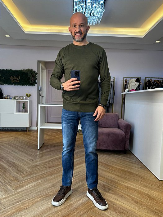 Calça jeans masculina skinny Daniel