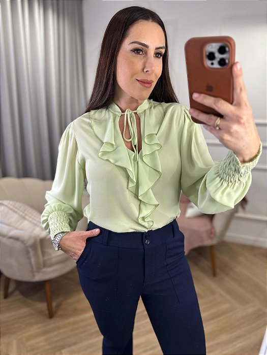 Blusa manga longa Solange