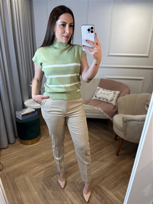 Blusa modal listrada