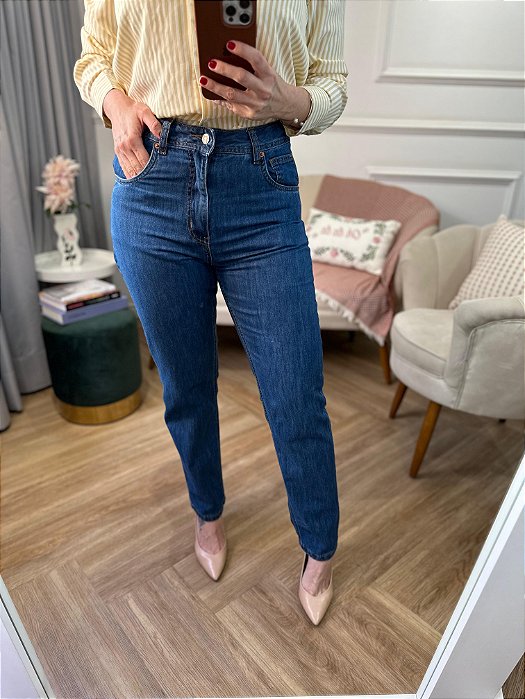 Calça jeans mom Nicole