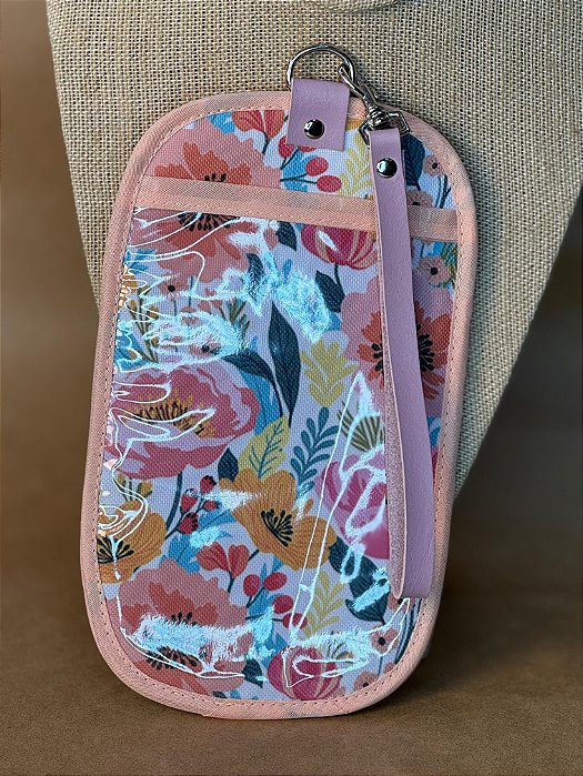 Bolsa porta celular com visor