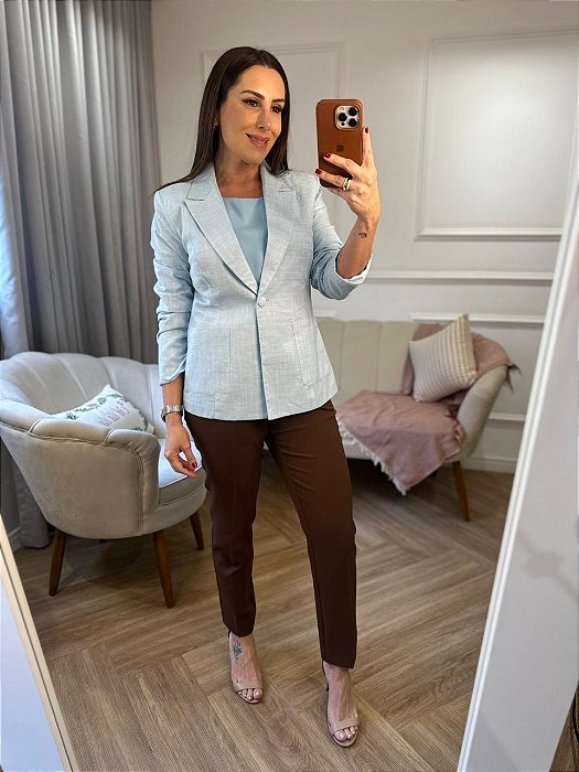Blazer alfaiataria verano Sara