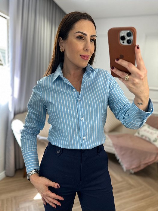 Camisa tricoline Renata