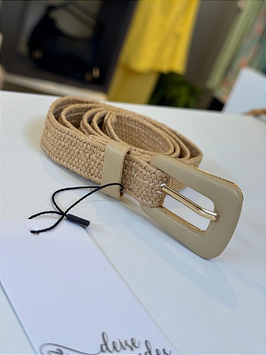 Cinto palha elástico