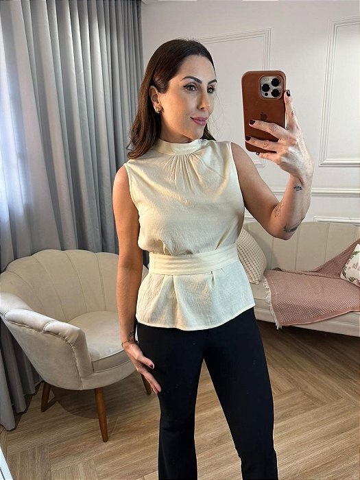 Blusa viscolinho Micaela