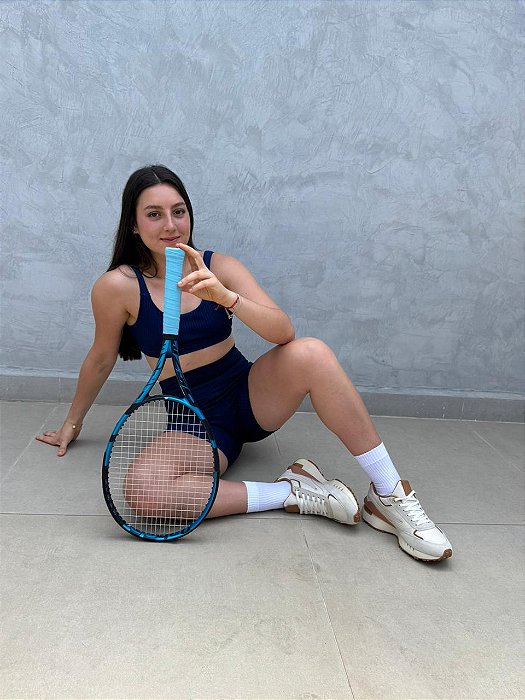 Conjunto shorts e top poliamida Valéria