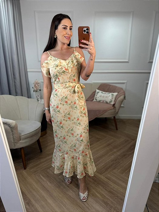 Vestido floral Roma