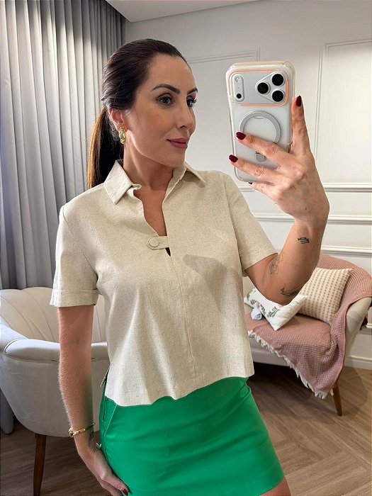 Blusa de linho Martina