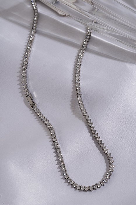 Colar riviera branco