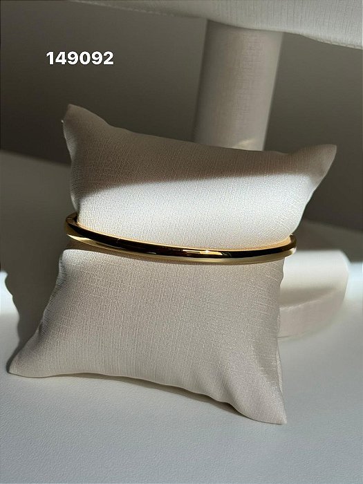 Bracelete liso dourado