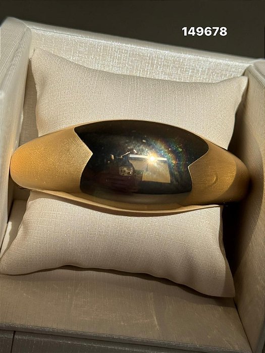 Bracelete liso dourado