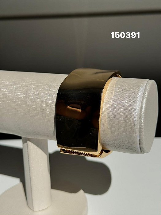 Bracelete liso dourado