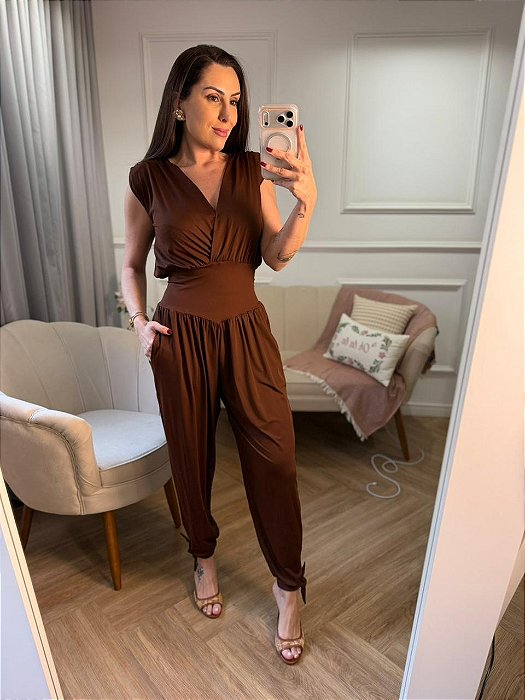 Macacão de poliamida Mônica