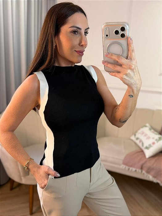 Blusa cavada modal Talita