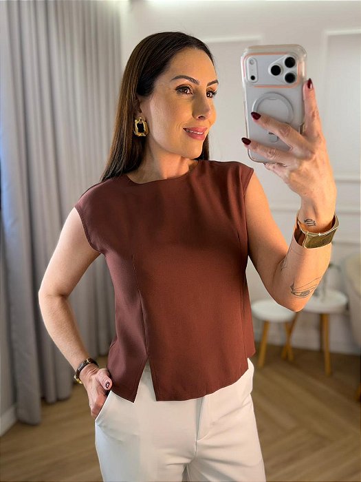 Blusa cavada Íris