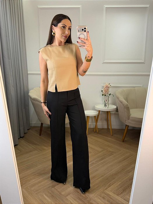Blusa cavada Íris