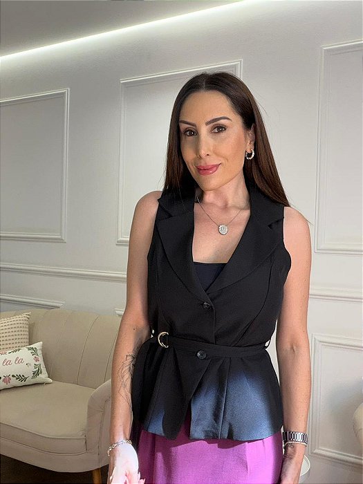 Colete alfaiataria Ametista