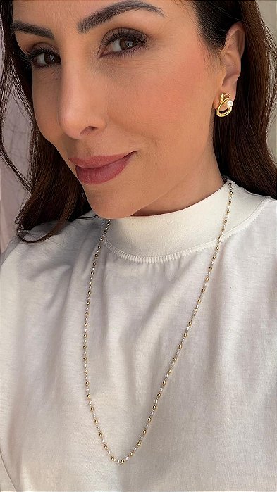 Brinco orgânico pérola