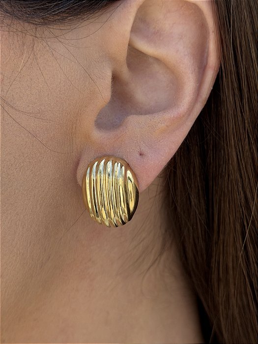 Brinco orgânico oval