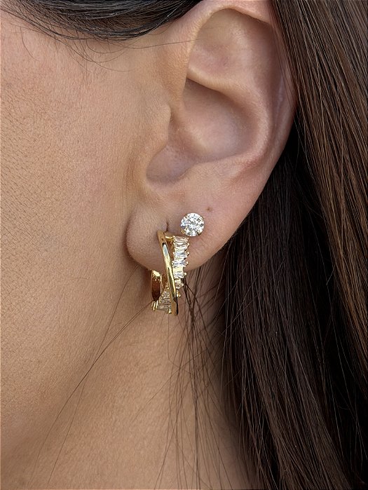 Brinco arg. cristais