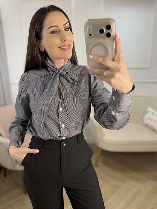 Camisa de tricoline Mimo