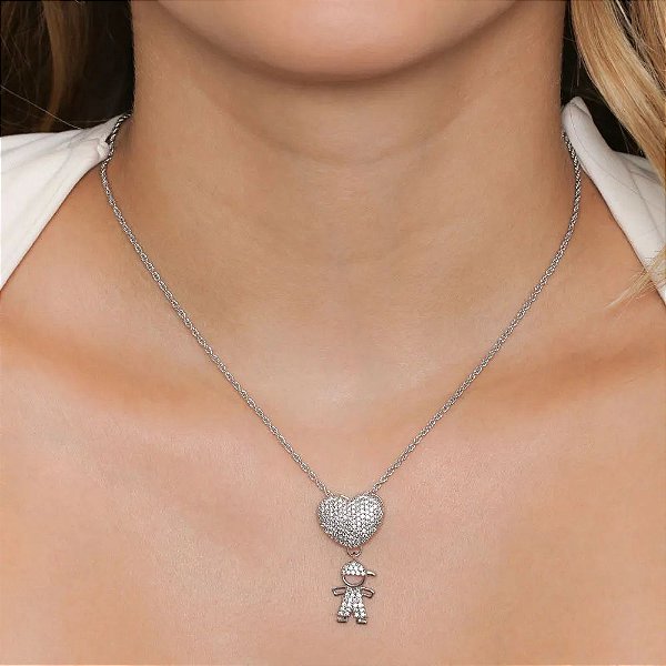 Colar cord baiano menino cravejado bran