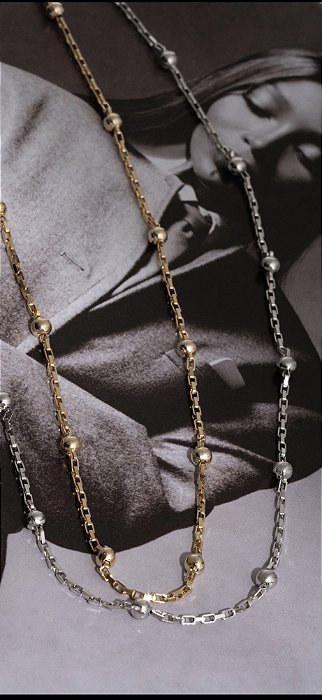 Colar bolas lisas dou