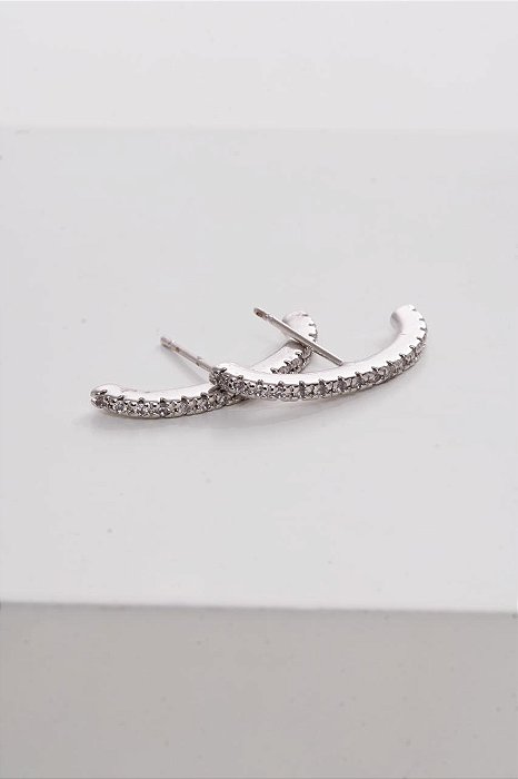 Brinco ear hook micro zir bran