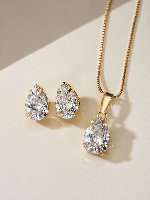 Conjunto pt luz gota dou