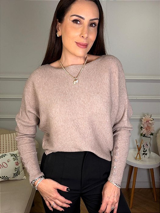 Blusa modal manga morcego Tania