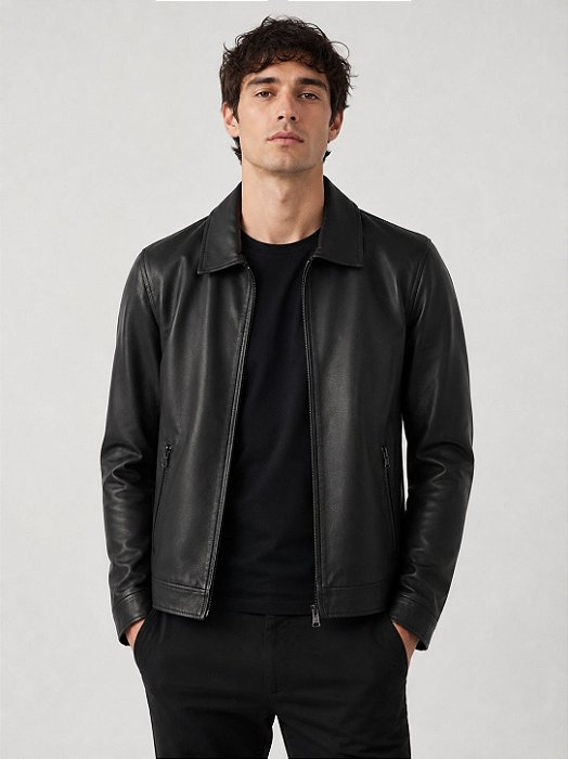Jaqueta masculina PU