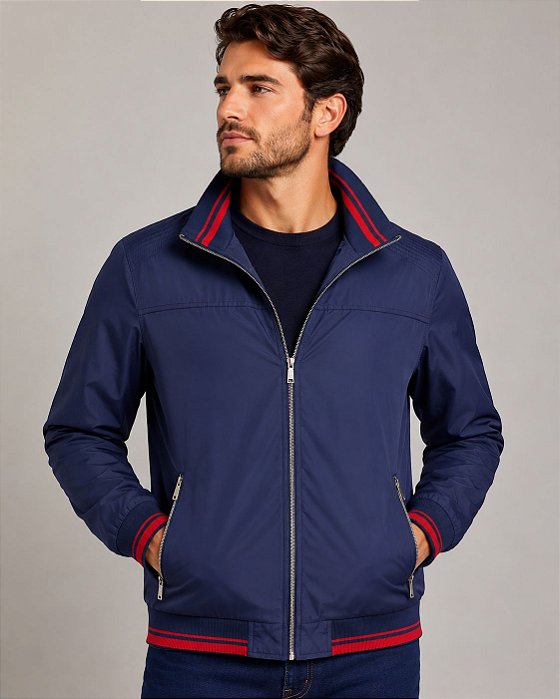 Jaqueta masculina forrada